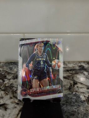Sophie Cunningham Indiana Fever - White Seismic Prizm - #63 WOW